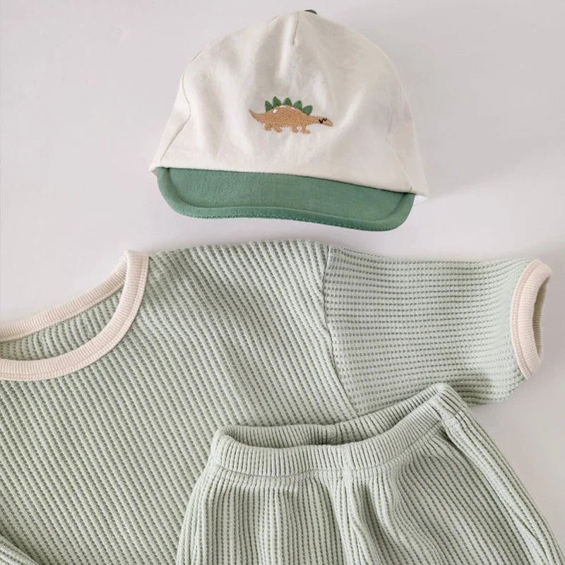 Conjunto Waffle - Calça + Blusa de Manga Longa – Boutique Infantil Les Enfants
