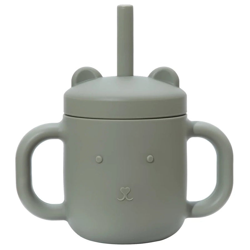 Copo de Treinamento Bebê de Silicone com Alça e Canudo – Boutique Infantil Les Enfants