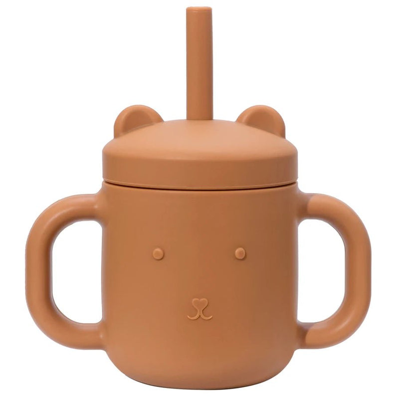 Copo de Treinamento Bebê de Silicone com Alça e Canudo – Boutique Infantil Les Enfants