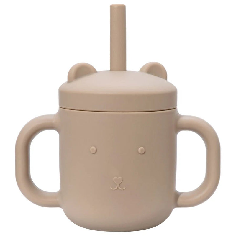 Copo de Treinamento Bebê de Silicone com Alça e Canudo – Boutique Infantil Les Enfants