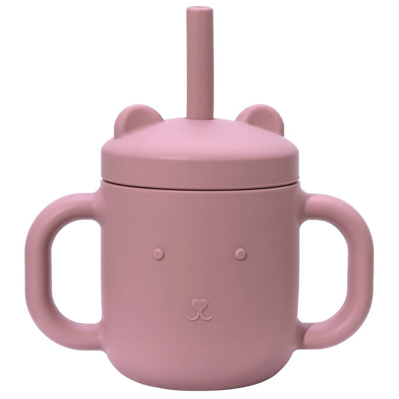 Copo de Treinamento Bebê de Silicone com Alça e Canudo – Boutique Infantil Les Enfants