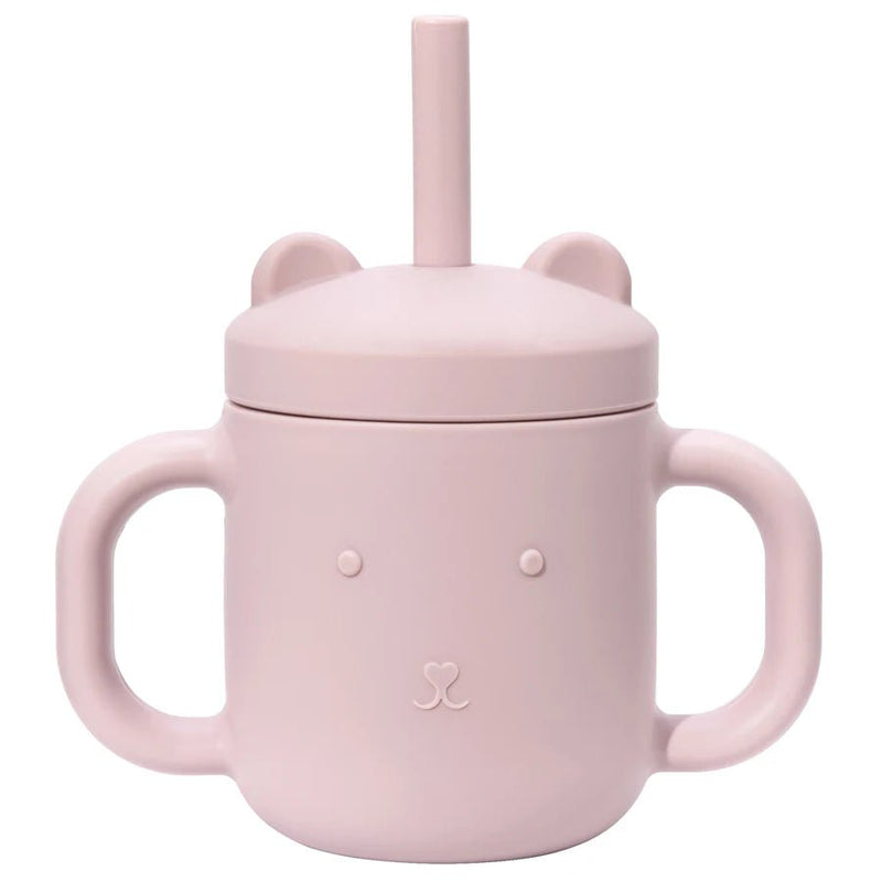 Copo de Treinamento Bebê de Silicone com Alça e Canudo – Boutique Infantil Les Enfants