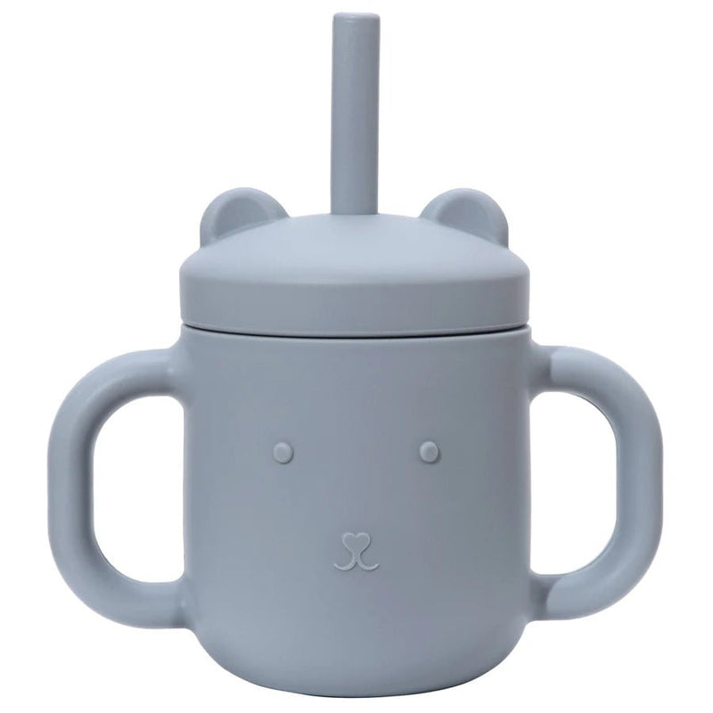 Copo de Treinamento Bebê de Silicone com Alça e Canudo – Boutique Infantil Les Enfants