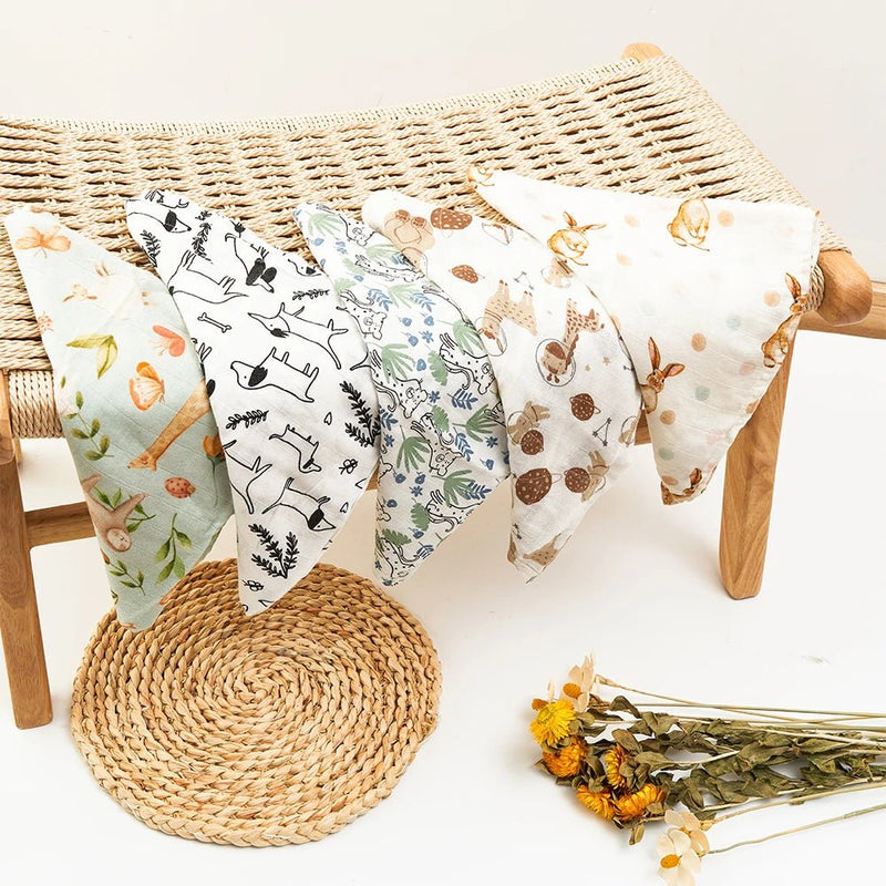 Cueiros Algodão + Bambu - 5 Peças – Boutique Infantil Les Enfants