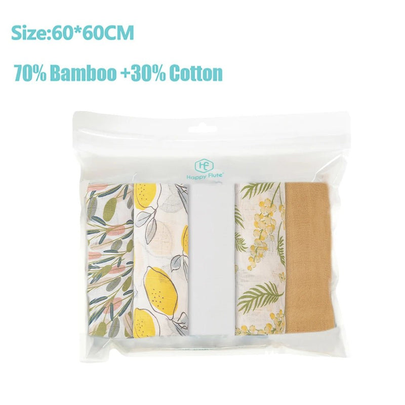 Cueiros Algodão + Bambu - 5 Peças – Boutique Infantil Les Enfants