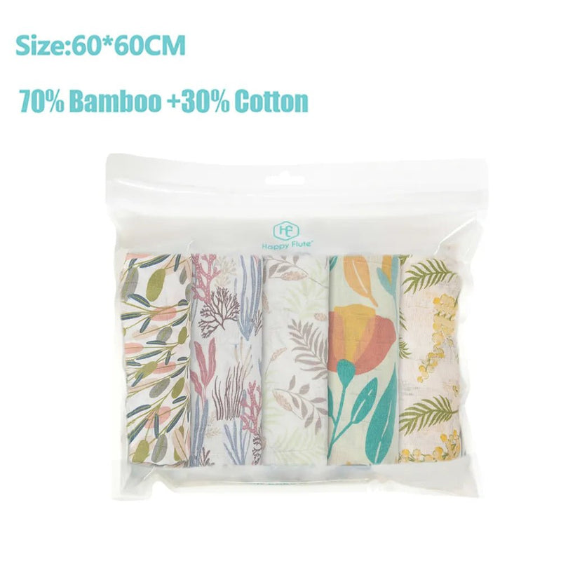 Cueiros Algodão + Bambu - 5 Peças – Boutique Infantil Les Enfants