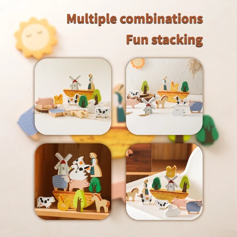 Fazendinha de Madeira Montessori – Boutique Infantil Les Enfants