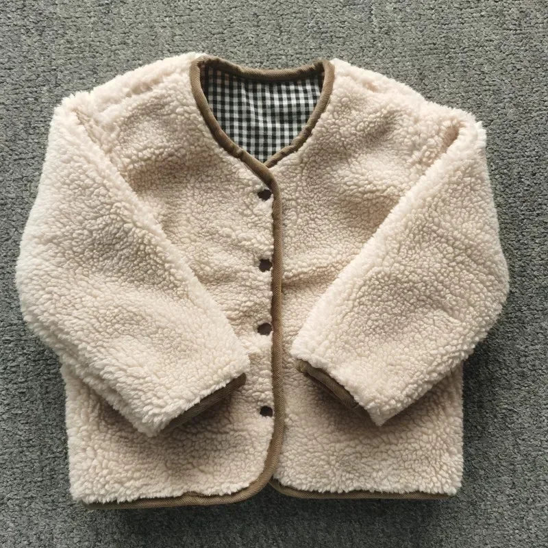 Jaqueta Dupla face Xadrez – Boutique Infantil Les Enfants