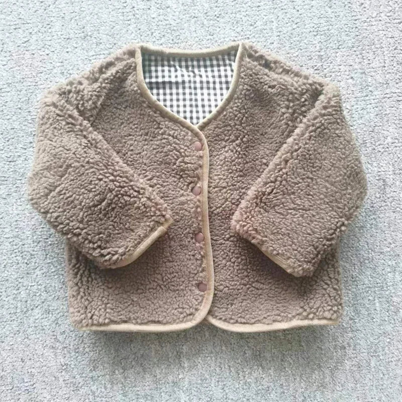 Jaqueta Dupla face Xadrez – Boutique Infantil Les Enfants