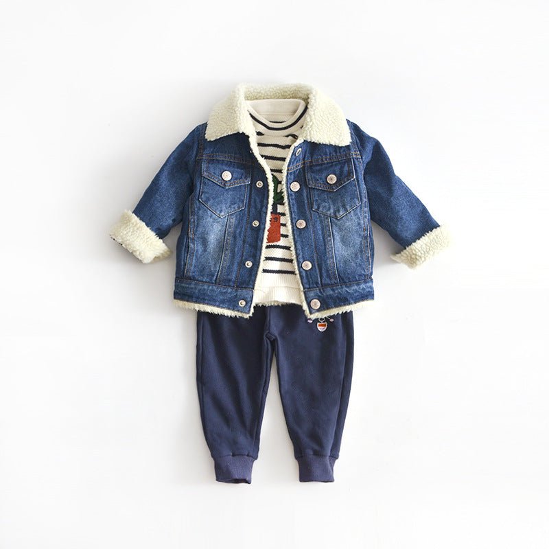 Jaqueta Jeans Forrada Baby Sheep – Boutique Infantil Les Enfants