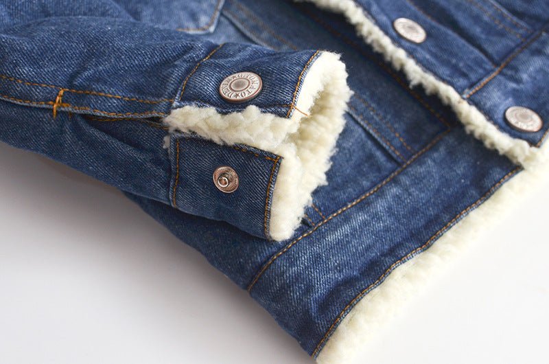 Jaqueta Jeans Forrada Baby Sheep – Boutique Infantil Les Enfants