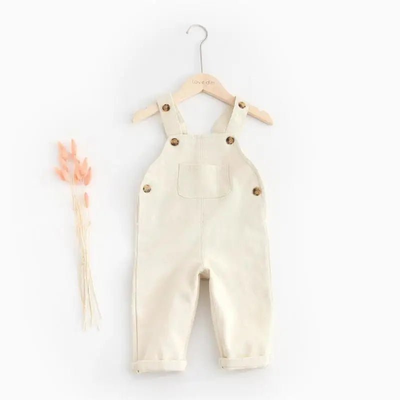 Jardineira de algodão | Denim – Boutique Infantil Les Enfants