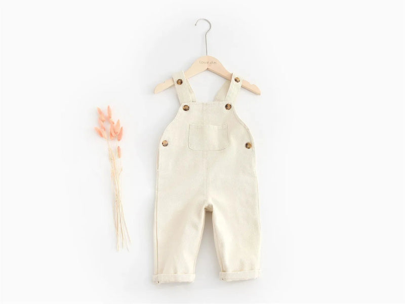 Jardineira de algodão | Denim – Boutique Infantil Les Enfants