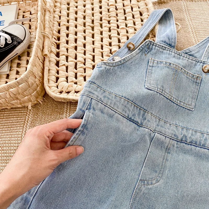 Jardineira Jeans Denim – Boutique Infantil Les Enfants
