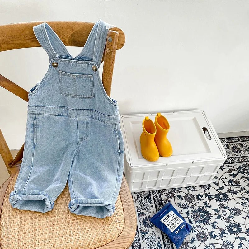 Jardineira Jeans Denim – Boutique Infantil Les Enfants