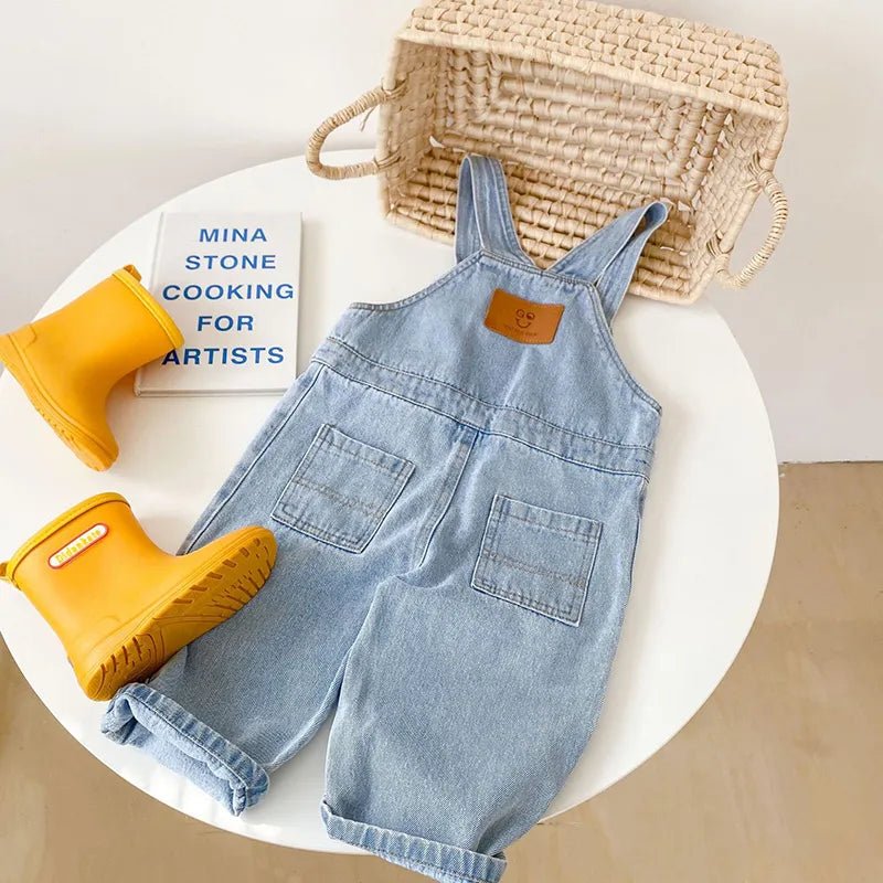 Jardineira Jeans Denim – Boutique Infantil Les Enfants