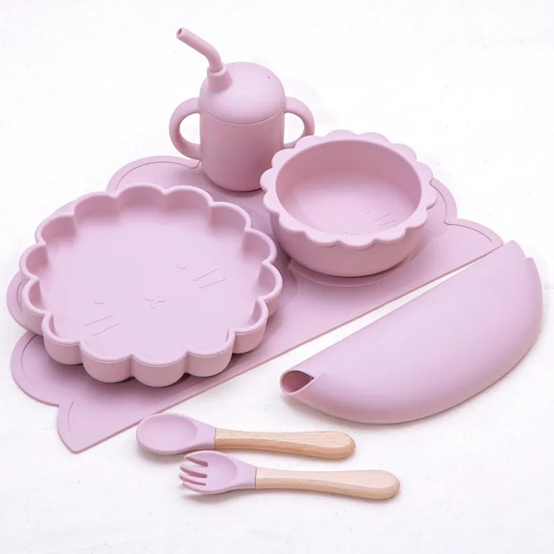 Kit Alimentação Silicone | 7 Peças – Boutique Infantil Les Enfants