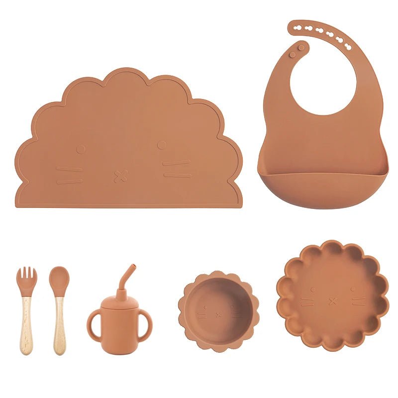 Kit Alimentação Silicone | 7 Peças – Boutique Infantil Les Enfants