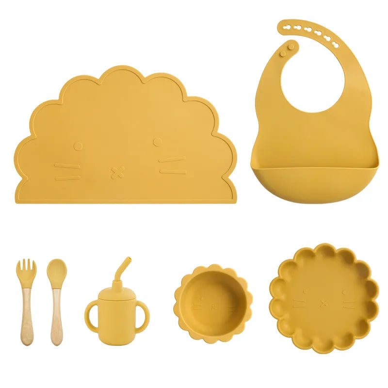 Kit Alimentação Silicone | 7 Peças – Boutique Infantil Les Enfants