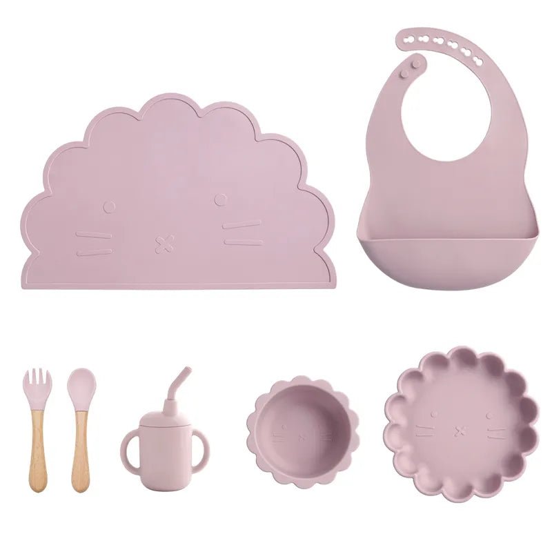 Kit Alimentação Silicone | 7 Peças – Boutique Infantil Les Enfants