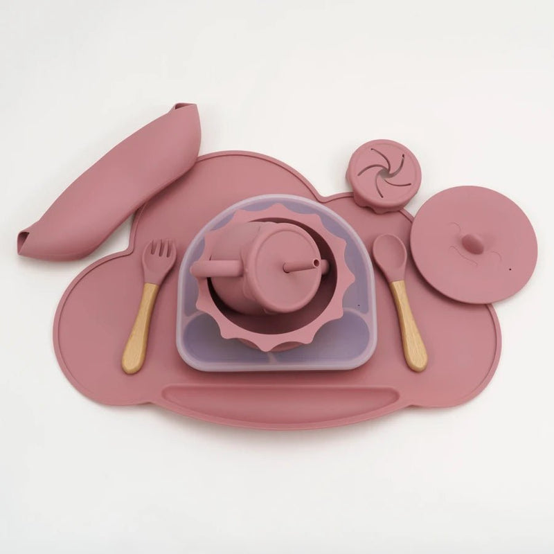 Kit Introdução Alimentar Silicone | 7 peças – Boutique Infantil Les Enfants