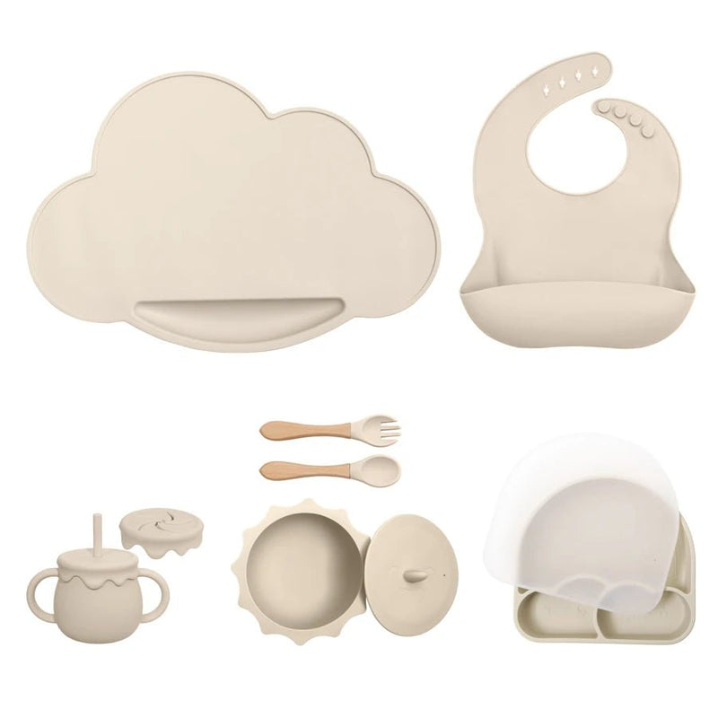 Kit Introdução Alimentar Silicone | 7 peças – Boutique Infantil Les Enfants