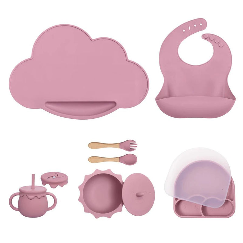 Kit Introdução Alimentar Silicone | 7 peças – Boutique Infantil Les Enfants