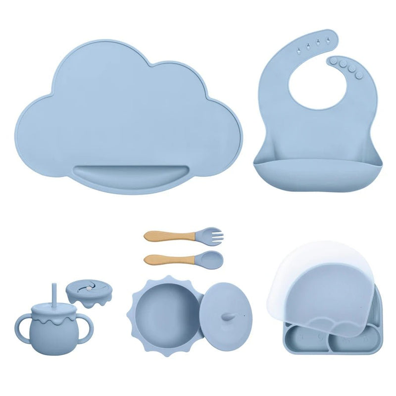 Kit Introdução Alimentar Silicone | 7 peças – Boutique Infantil Les Enfants