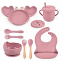 Kit Introdução Alimentar Silicone Caranguejo | 8 peças – Boutique Infantil Les Enfants