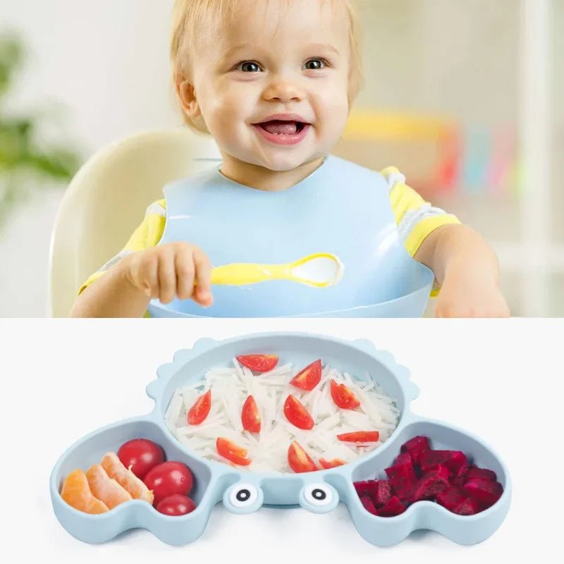 Kit Introdução Alimentar Silicone Caranguejo | 8 peças – Boutique Infantil Les Enfants