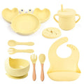 Kit Introdução Alimentar Silicone Caranguejo | 8 peças – Boutique Infantil Les Enfants