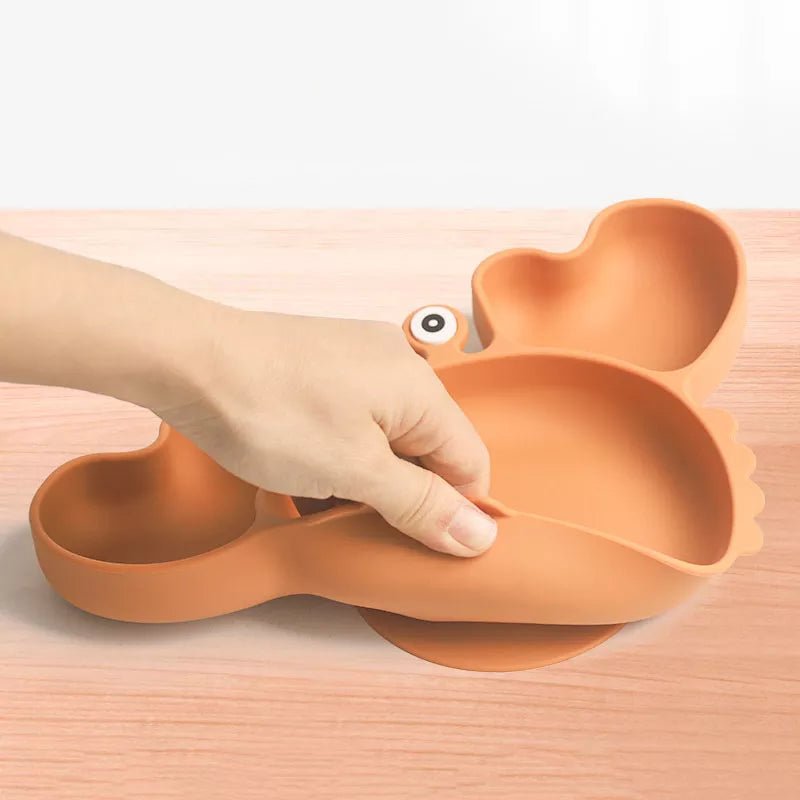 Kit Introdução Alimentar Silicone Caranguejo | 8 peças – Boutique Infantil Les Enfants