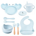 Kit Introdução Alimentar Silicone Caranguejo | 8 peças – Boutique Infantil Les Enfants