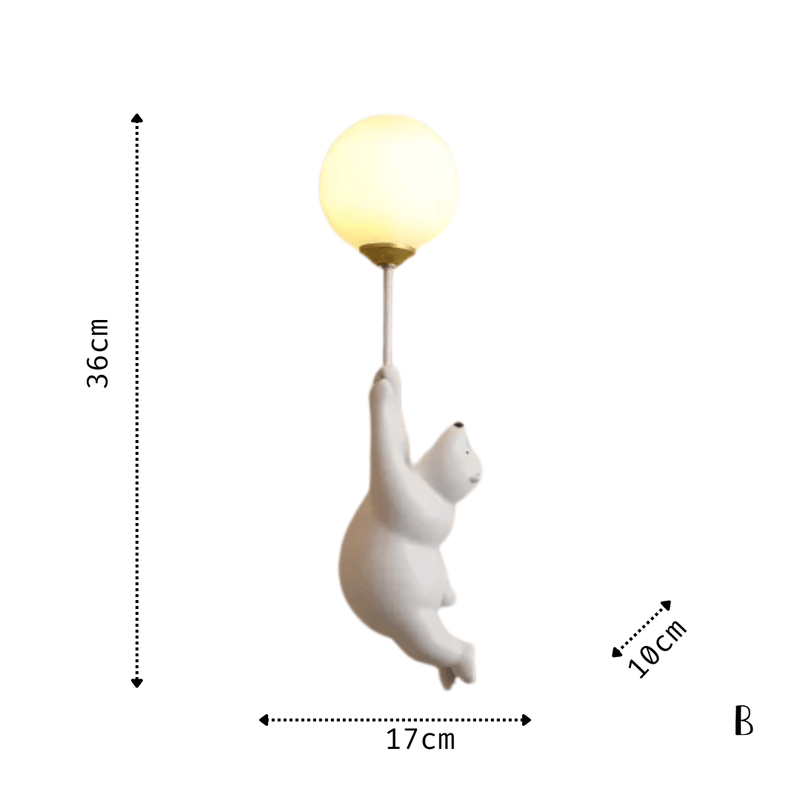 Luminária Ursinho Polar – Boutique Infantil Les Enfants