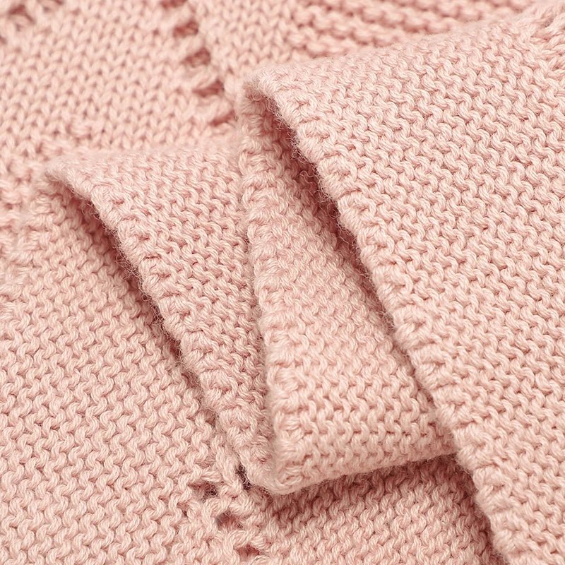 Manta de algodão - Tricot | Heart – Boutique Infantil Les Enfants