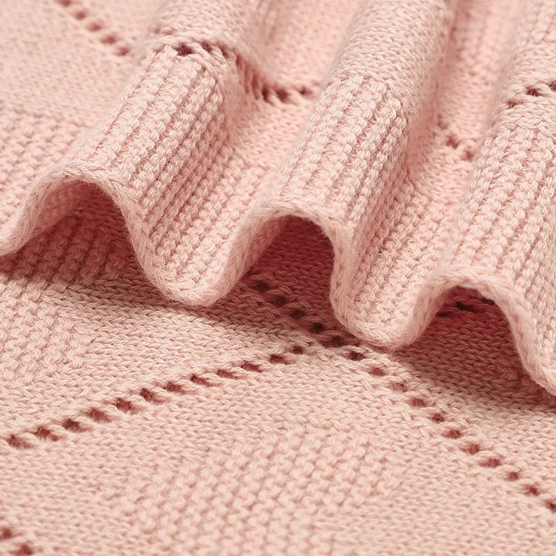 Manta de algodão - Tricot | Heart – Boutique Infantil Les Enfants