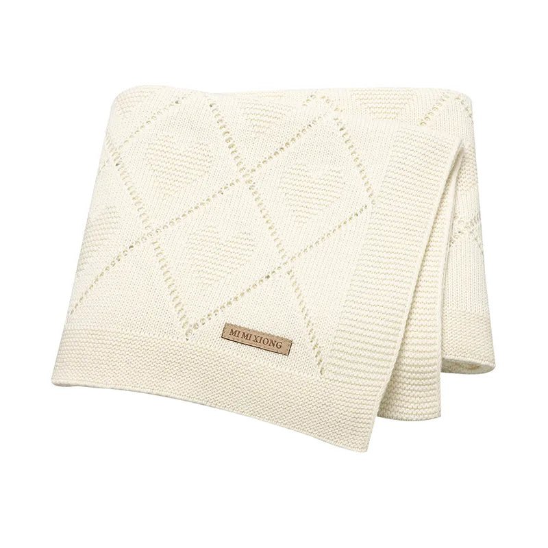 Manta de algodão - Tricot | Heart – Boutique Infantil Les Enfants