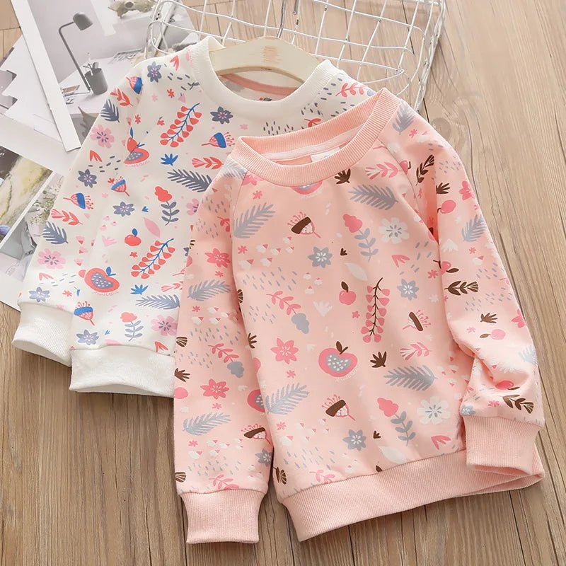 Moletom Manga Comprida Floral – Boutique Infantil Les Enfants