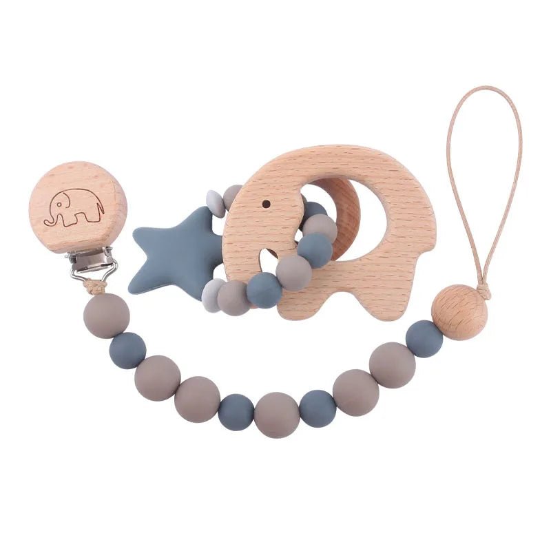 Prendedor de Chupeta Nórdico Calmante de Silicone - 2 peças – Boutique Infantil Les Enfants