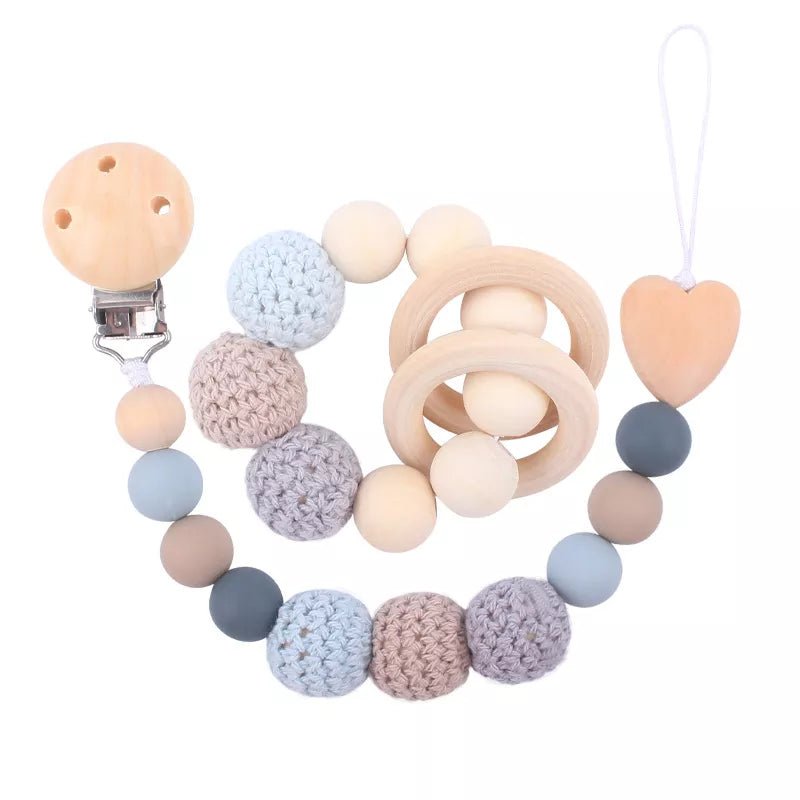 Prendedor de Chupeta Nórdico Calmante de Silicone - 2 peças – Boutique Infantil Les Enfants