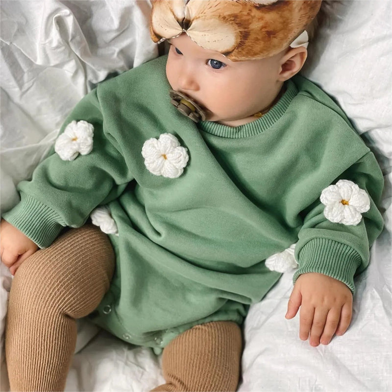Romper Clouds & Flowers – Boutique Infantil Les Enfants