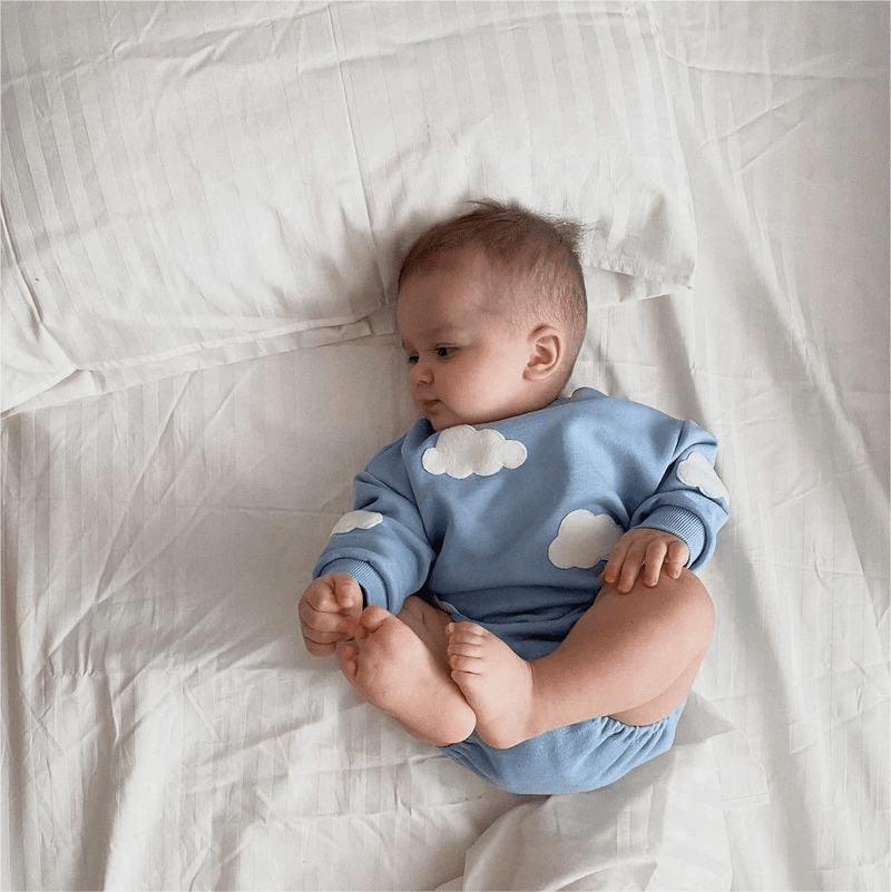 Romper Clouds & Flowers – Boutique Infantil Les Enfants