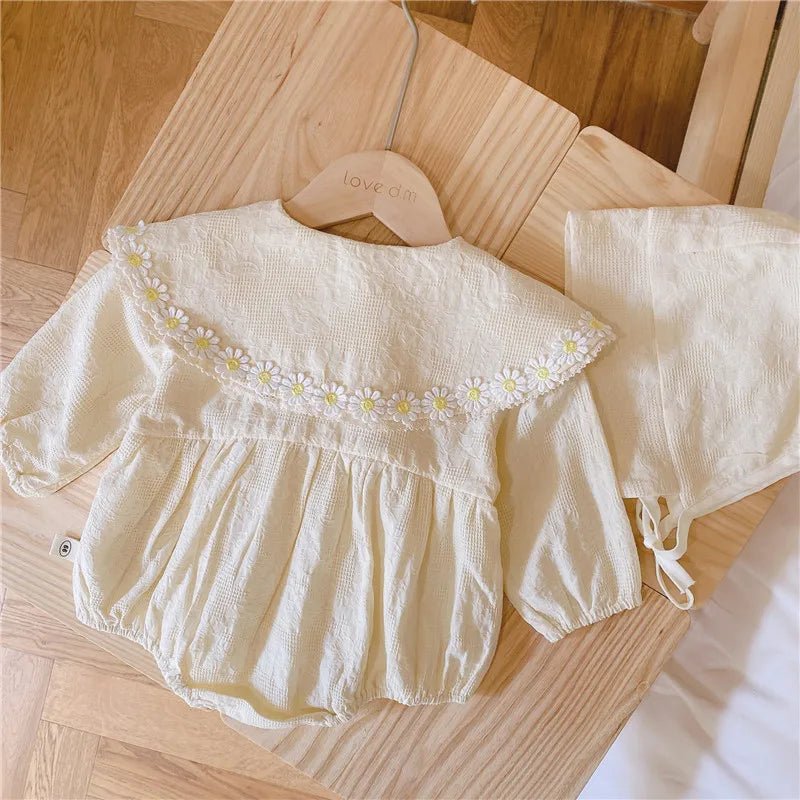 Romper com Touca Margarida – Boutique Infantil Les Enfants