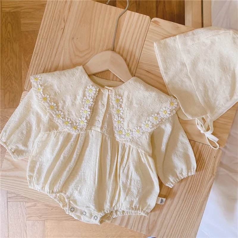 Romper com Touca Margarida – Boutique Infantil Les Enfants