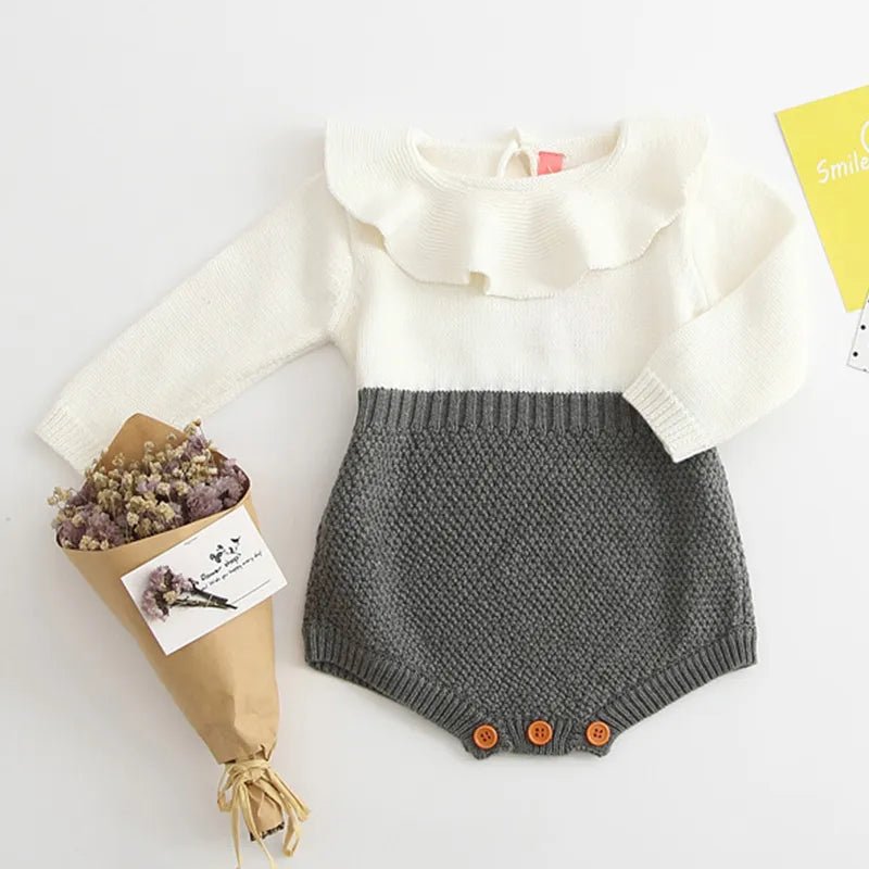 Romper de algodão Dominique | Tricot – Boutique Infantil Les Enfants
