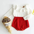 Romper de algodão Dominique | Tricot – Boutique Infantil Les Enfants