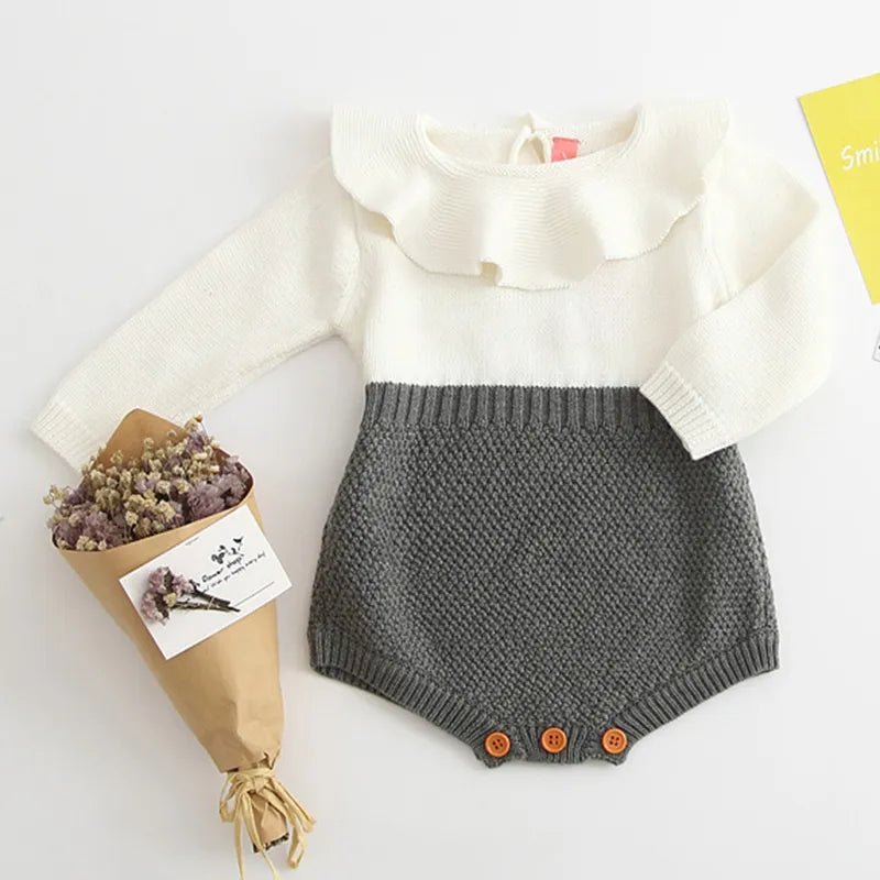 Romper de algodão Dominique | Tricot – Boutique Infantil Les Enfants