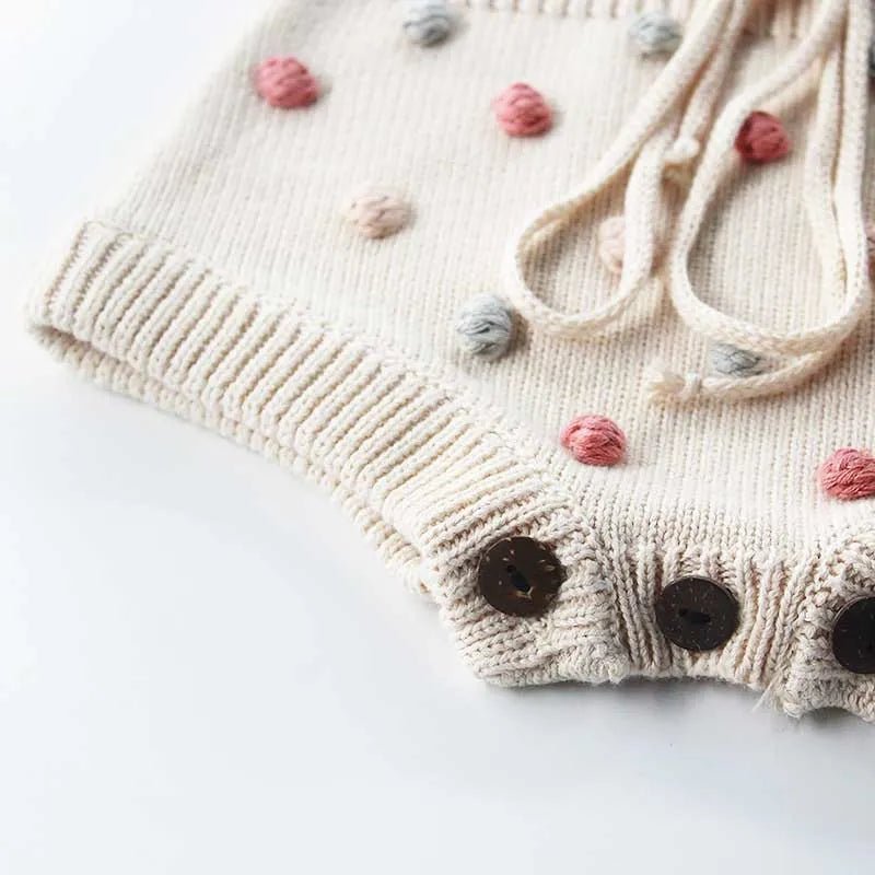 Romper de Tricot Pompom – Boutique Infantil Les Enfants