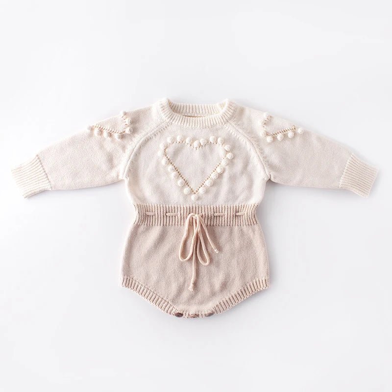 Romper Tricot Coração – Boutique Infantil Les Enfants