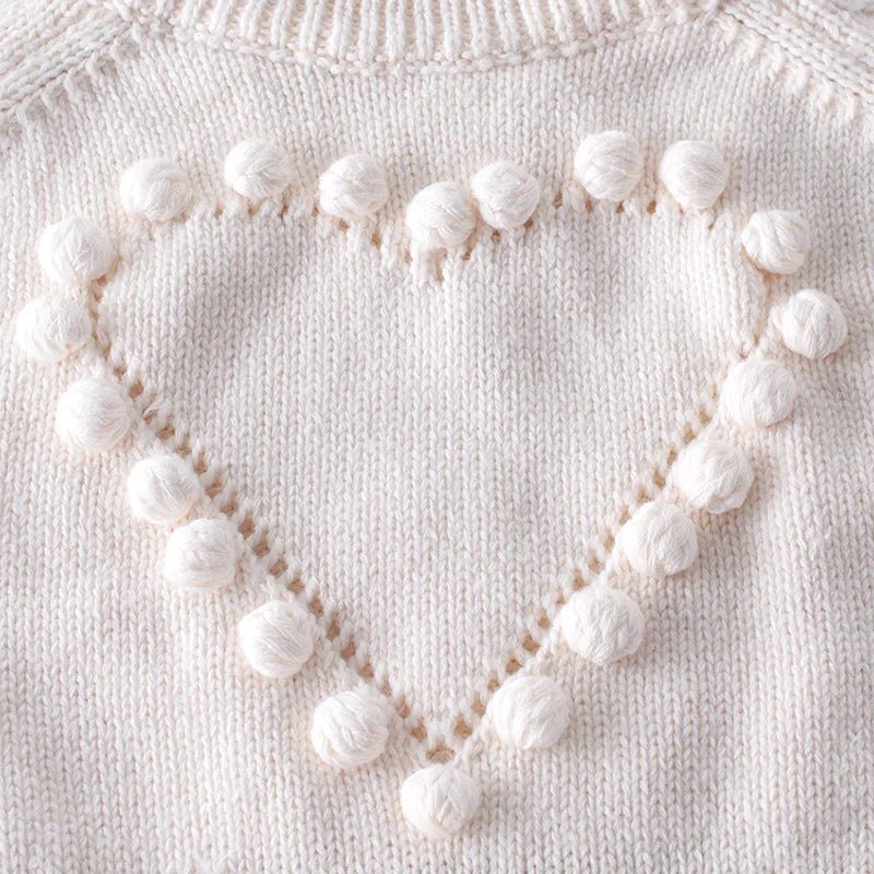 Romper Tricot Coração – Boutique Infantil Les Enfants